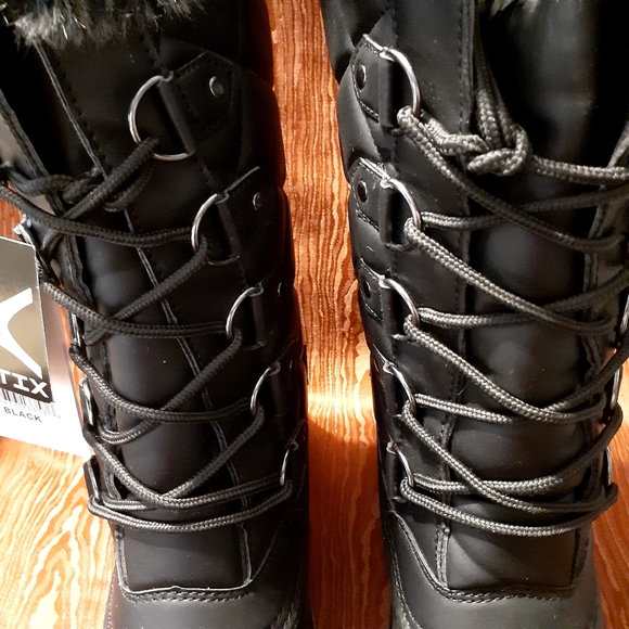 Arctix Women's Chalet Lace-Up Lined Tall Winter Boots Quilted Black Size 10 NIB - Picture 8 of 16